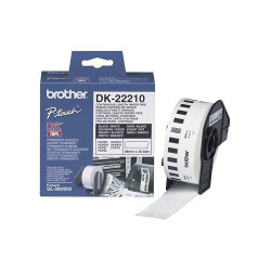 Brother DK-22210 - Negro sobre blanco - Rodillo (2,9 cm x 30 | APLIUM