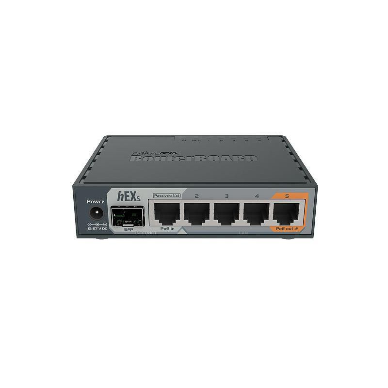 Mikrotik hEX S router Gigabit Ethernet Negro | APLIUM