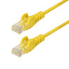 5m Yellow Slim CAT6 Ethernet Cable