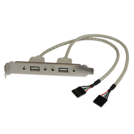 2 Port USB A Slot Plate Adapter
