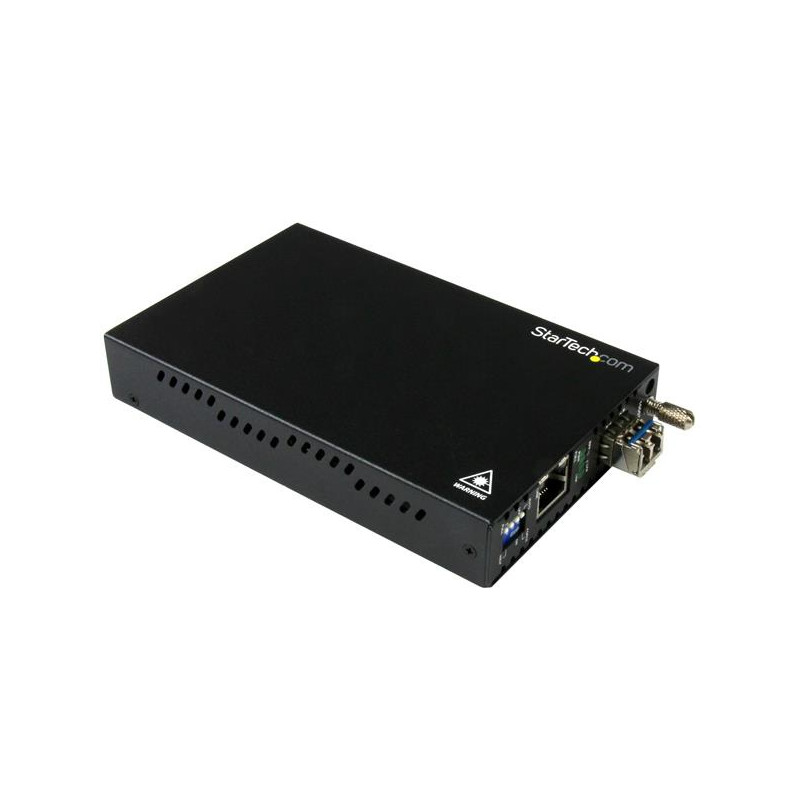 GbE Fiber Media Converter - SM LC 20 km