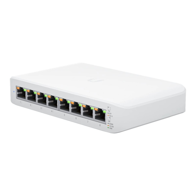 Ubiquiti USW-LITE-8-POE Networks UniFi Switch Lite 8 PoE Ges | APLIUM