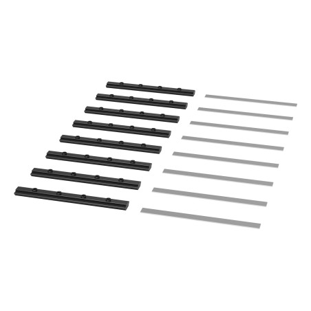 Straight Connector x8 BK