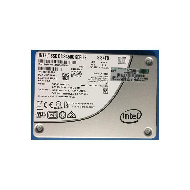 DRV SSD 3.84TB SFF SATA RI