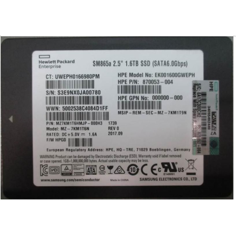 Drv SSD 1.6TB Sff Sata