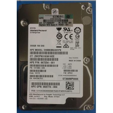 DRV HDD 300GB 15K SFF