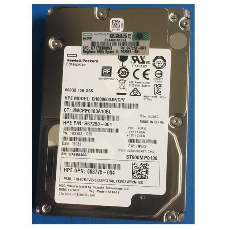 DRV HDD 600GB 15K SFF