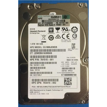 DRV HDD 1.8TB 10K SFF