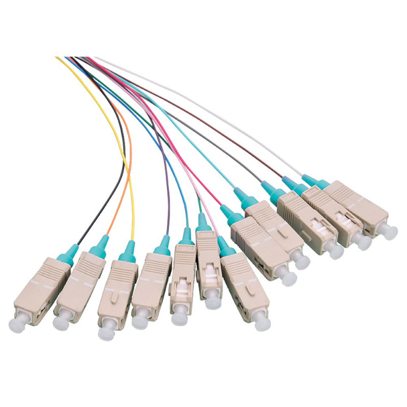 Fiber Pigtail Set 12x SC OM3