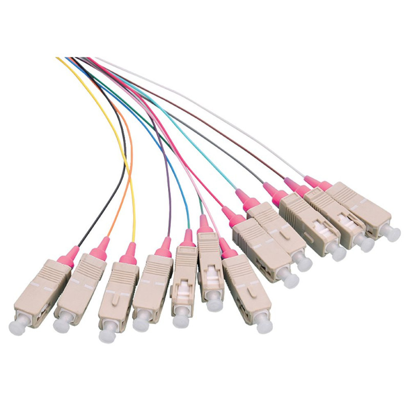 Fiber Pigtail Set 12x SC OM4