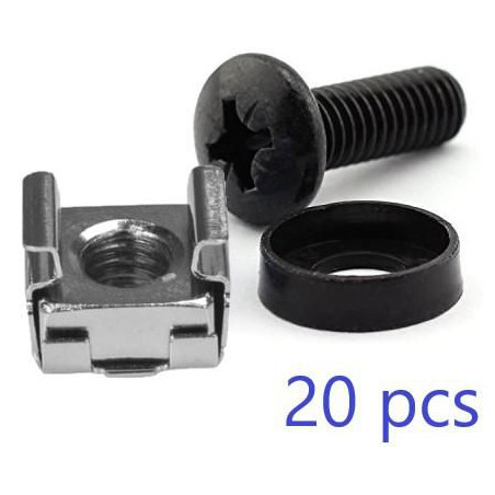M6 CAGE NUT SET AND MOUNTING