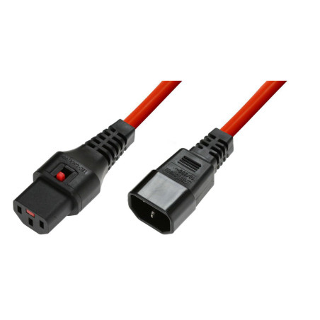 Powercord C13 IEC Lock - C14
