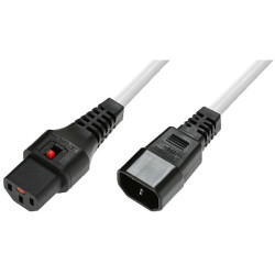 Powercord C13 IEC Lock - C14