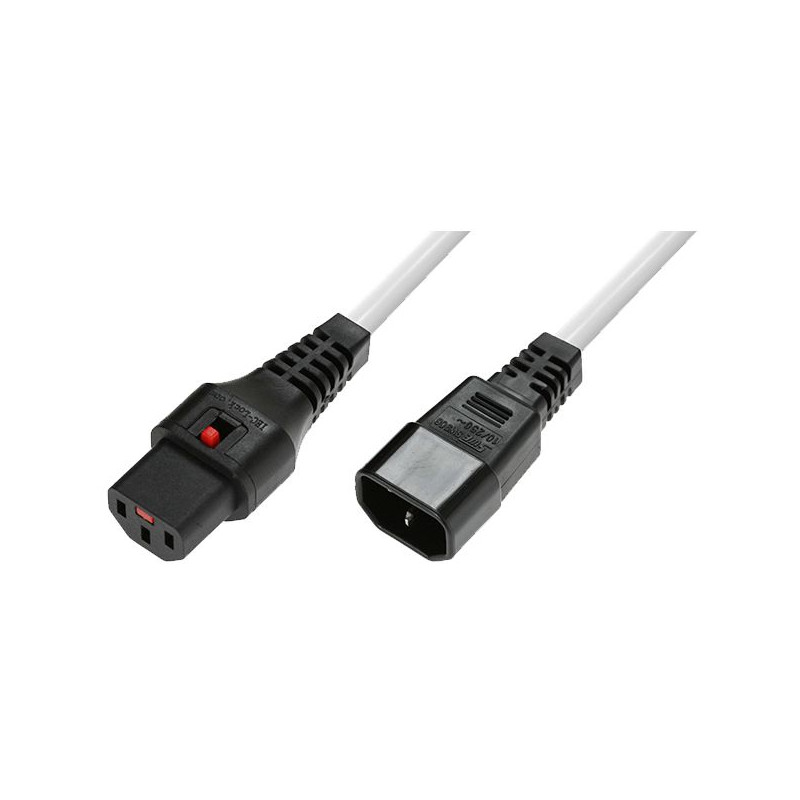 Powercord C13 IEC Lock - C14