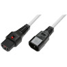 Powercord C13 IEC Lock - C14