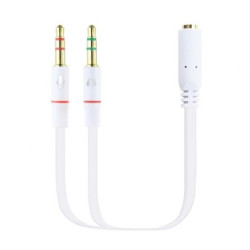 Cable Estéreo Nanocable 10.24.1203/ Jack 3.5 Hembra - 2x Jac | APLIUM