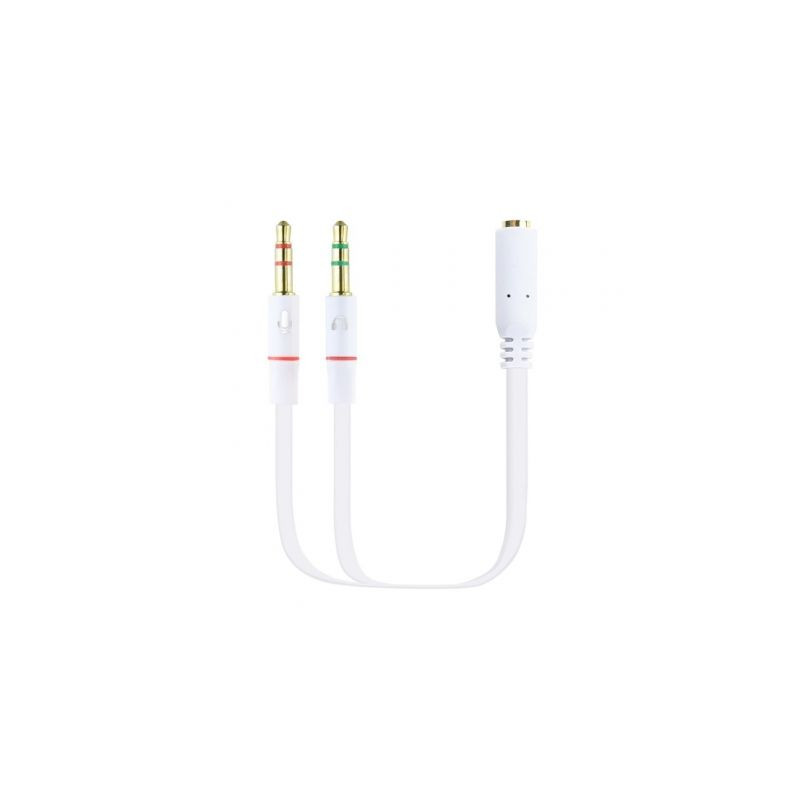 Cable Estéreo Nanocable 10.24.1203/ Jack 3.5 Hembra - 2x Jac | APLIUM