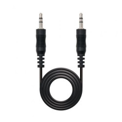 Cable Estéreo Nanocable 10.24.0105/ Jack 3.5 Macho - Jack 3. | APLIUM