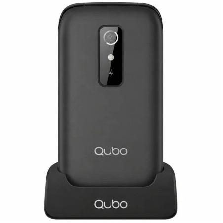 Teléfono Móvil Qubo P-220BKC 4G para Personas Mayores/ Negro | APLIUM