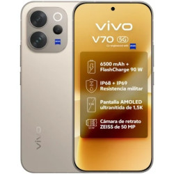 Smartphone Vivo V70 8GB/ 512GB/ 6.59"/ 5G/ Gris | APLIUM