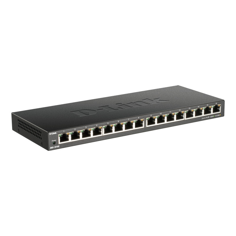 16-Port 10/100/1000Mbps Unmanaged Gigabi