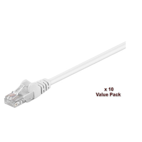 U/UTP CAT5e 2m White 10 Pack