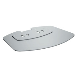 PFF 7030/Floor plate-Extra large Silver