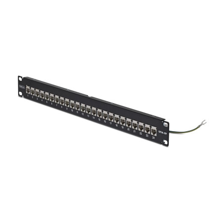 Panel De Parcheo Feed Through 1U 24 Puertos Gestion Cables | APLIUM
