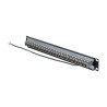 Panel De Parcheo Feed Through 1U 24 Puertos Gestion Cables | APLIUM