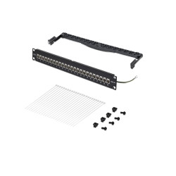 Panel De Parcheo Feed Through 1U 24 Puertos Gestion Cables | APLIUM