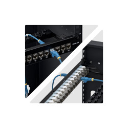Panel De Parcheo Feed Through 1U 24 Puertos Gestion Cables | APLIUM