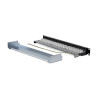 Panel De Parcheo Blindado 1U De 24 Puertos CAT6A - 110 | APLIUM