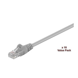 U/UTP CAT5e 3M Grey 10 Pack