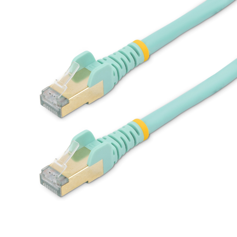 1m Aqua Cat6a Ethernet Cable - STP