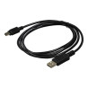 USB data transfer cable for