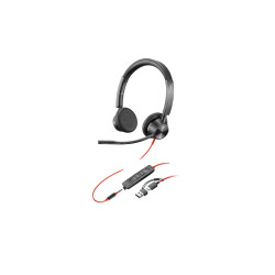 HP Poly Blackwire 3325 Stereo USB-C Headset +3.5mm Plug +USB | APLIUM