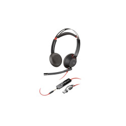 HP Poly Blackwire 5220 Stereo USB-C Headset +3.5mm Plug +USB | APLIUM