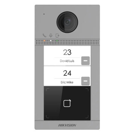 2 Buttons Metal Villa Door
