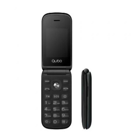 Teléfono Móvil Qubo X-209 4G para Personas Mayores/ Negro | APLIUM