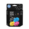 HP/InkHP 302/304 Tri-color/BK Ink Crtg 2