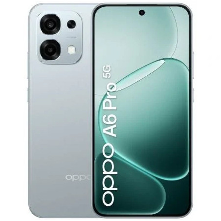 Smartphone Oppo A6 Pro 8GB/ 256GB/ 6.57"/ 5G/ Titanio Lunar | APLIUM