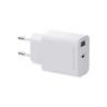 EU Wall Charger USB-C 30W+USB-A 18W WHT