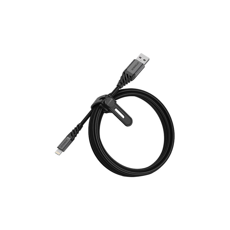 OtterBox Premium Cable USB A-Lightning 2M Black | APLIUM