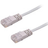 U/UTP CAT6 0.50M Grey Flat