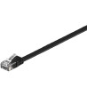 U/UTP CAT6 0.50M Black Flat