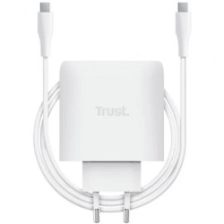 Cargador de Pared GaN Trust Maxo 65W/ 1xUSB Tipo-C/ Incluye | APLIUM