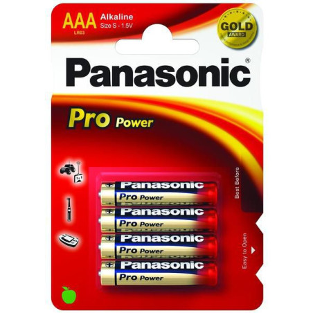 LR03PPG, Alkaline, 1.5V