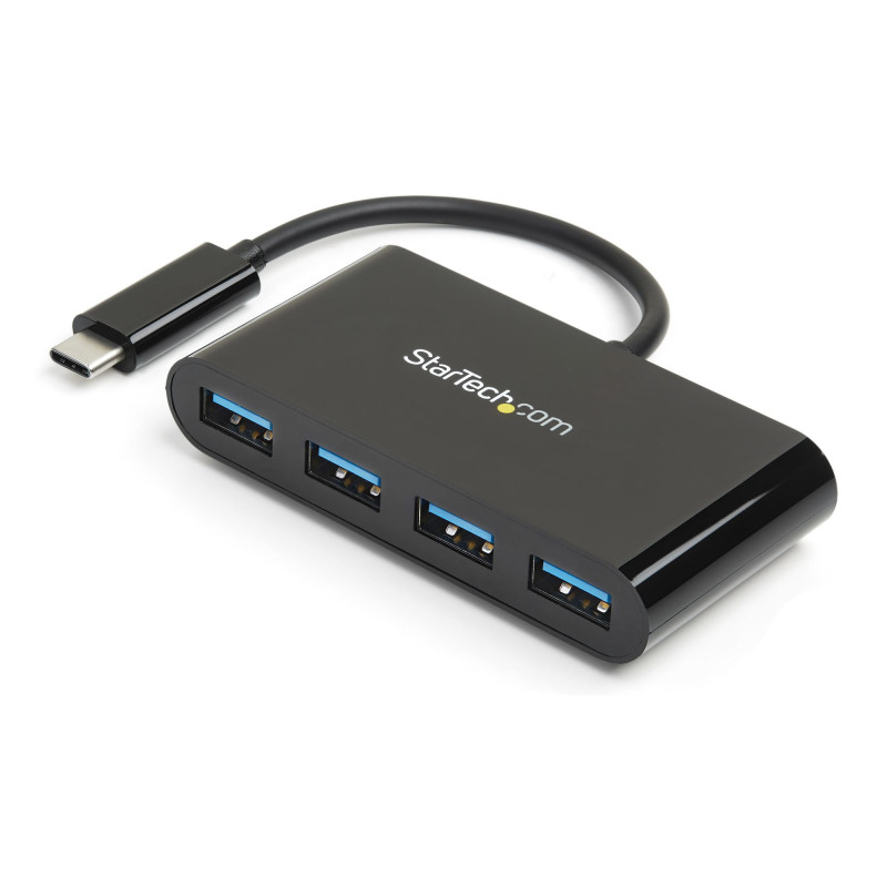 4 Port USB C Hub - C to A - USB 3.0 Hub