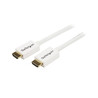 23 ft White CL3 In-wall HDMI Cable - M/M