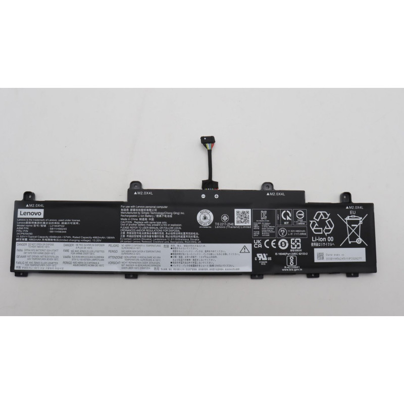 57Wh Lithium-Ion internal